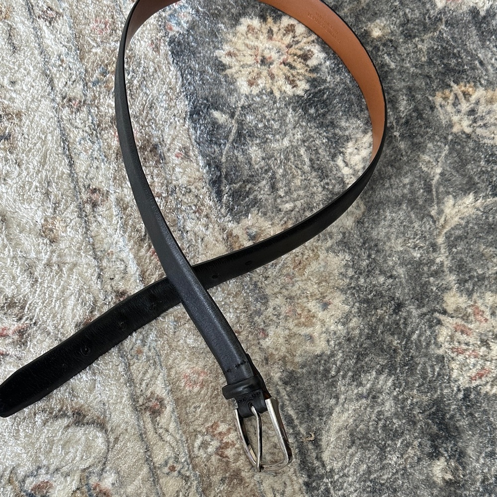 Lauren Ralph Lauren Black Leather Belt